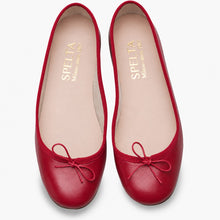 Load image into Gallery viewer, Nicole in Nappa Rosso-Ballerina-Spelta Milano