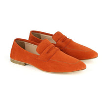 Carica l'immagine nel visualizzatore di Gallery, BHAGWAN in Camoscio Terracotta-Mocassino-Spelta Milano