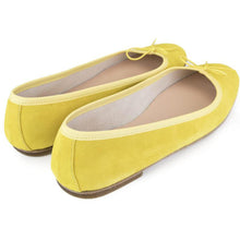 Carica l'immagine nel visualizzatore di Gallery, Nicole in Camoscio Giallo-Ballerina-Spelta Milano