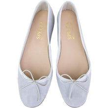 Carica l'immagine nel visualizzatore di Gallery, Nicole in Camoscio Grigio Chiaro-Ballerina-Spelta Milano
