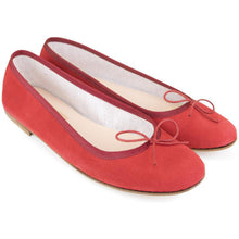 Carica l'immagine nel visualizzatore di Gallery, Nicole in Camoscio Mandarino-Ballerina-Spelta Milano