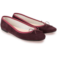 Carica l'immagine nel visualizzatore di Gallery, Nicole in Camoscio Marsala-Ballerina-Spelta Milano