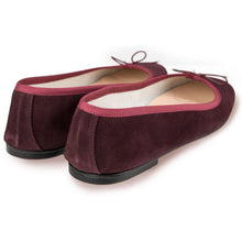 Carica l'immagine nel visualizzatore di Gallery, Nicole in Camoscio Marsala-Ballerina-Spelta Milano