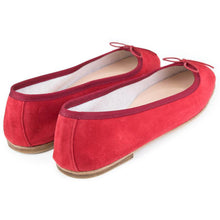 Carica l'immagine nel visualizzatore di Gallery, Nicole in Camoscio Rosso-Ballerina-Spelta Milano
