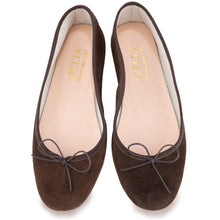 Carica l'immagine nel visualizzatore di Gallery, Nicole in Camoscio Testa di Moro-Ballerina-Spelta Milano