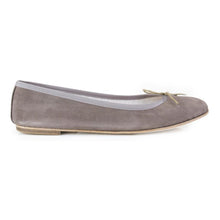 Carica l'immagine nel visualizzatore di Gallery, Nicole in Camoscio Tortora-Ballerina-Spelta Milano