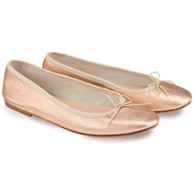 Load image into Gallery viewer, Nicole in Laminato Oro Rosa-Ballerina-Spelta Milano
