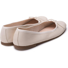 Carica l'immagine nel visualizzatore di Gallery, Nicole in Nappa Avorio-Ballerina-Spelta Milano