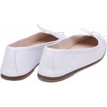 Load image into Gallery viewer, Nicole in Nappa Bianco-Ballerina-Spelta Milano