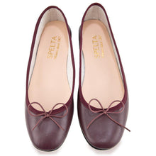 Carica l'immagine nel visualizzatore di Gallery, Nicole in Nappa Marsala-Ballerina-Spelta Milano