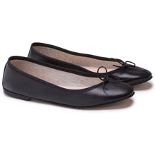 Carica l'immagine nel visualizzatore di Gallery, Nicole in Nappa Nero-Ballerina-Spelta Milano