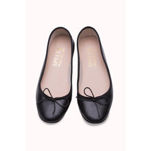 Carica l'immagine nel visualizzatore di Gallery, Nicole in Nappa Nero-Ballerina-Spelta Milano