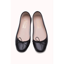 Carica l'immagine nel visualizzatore di Gallery, Nicole in Nappa Nero-Ballerina-Spelta Milano