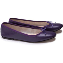 Carica l'immagine nel visualizzatore di Gallery, Nicole in Nappa Porpora-Ballerina-Spelta Milano