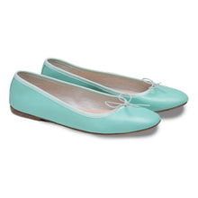 Carica l'immagine nel visualizzatore di Gallery, Nicole in Nappa Turchese-Ballerina-Spelta Milano