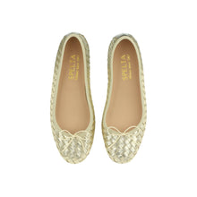 Load image into Gallery viewer, NICOLE INTRECCIO WEAVE in Laminato Platino-Ballerina-Spelta Milano