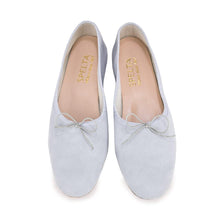 Load image into Gallery viewer, OLGA in Camoscio Grigio Chiaro-Ballerina-Spelta Milano