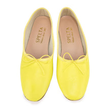 Carica l'immagine nel visualizzatore di Gallery, OLGA in Nappa Giallo-Ballerina-Spelta Milano