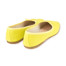 Carica l'immagine nel visualizzatore di Gallery, OLGA in Nappa Giallo-Ballerina-Spelta Milano