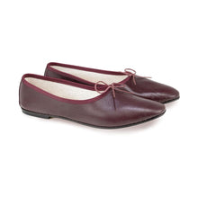 Carica l'immagine nel visualizzatore di Gallery, OLGA in Nappa Marsala-Ballerina-Spelta Milano