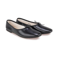 Carica l'immagine nel visualizzatore di Gallery, OLGA in Nappa Nero-Ballerina-Spelta Milano