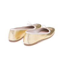 Carica l'immagine nel visualizzatore di Gallery, SOFIA in Laminato Oro-Ballerina-Spelta Milano