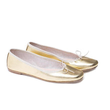 Carica l'immagine nel visualizzatore di Gallery, SOFIA in Laminato Oro-Ballerina-Spelta Milano