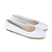 Load image into Gallery viewer, SOFIA in Nappa Bianco-Ballerina-Spelta Milano