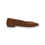 NICOLE INTRECCIO WEAVE in Chocolate Suede