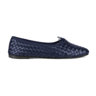 OLGA INTRECCIO Weave in Nappa Blu