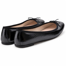 Load image into Gallery viewer, NICOLE in Black Naplak Patent - Leather sole

