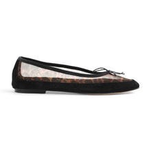 Load image into Gallery viewer, SPERANZA in Black Suede, Leopard Mesh READY-TO-SHIP
