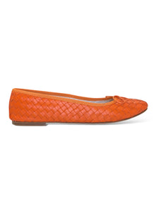 NICOLE INTRECCIO WEAVE in Nappa Arancione - PRONTA CONSEGNA
