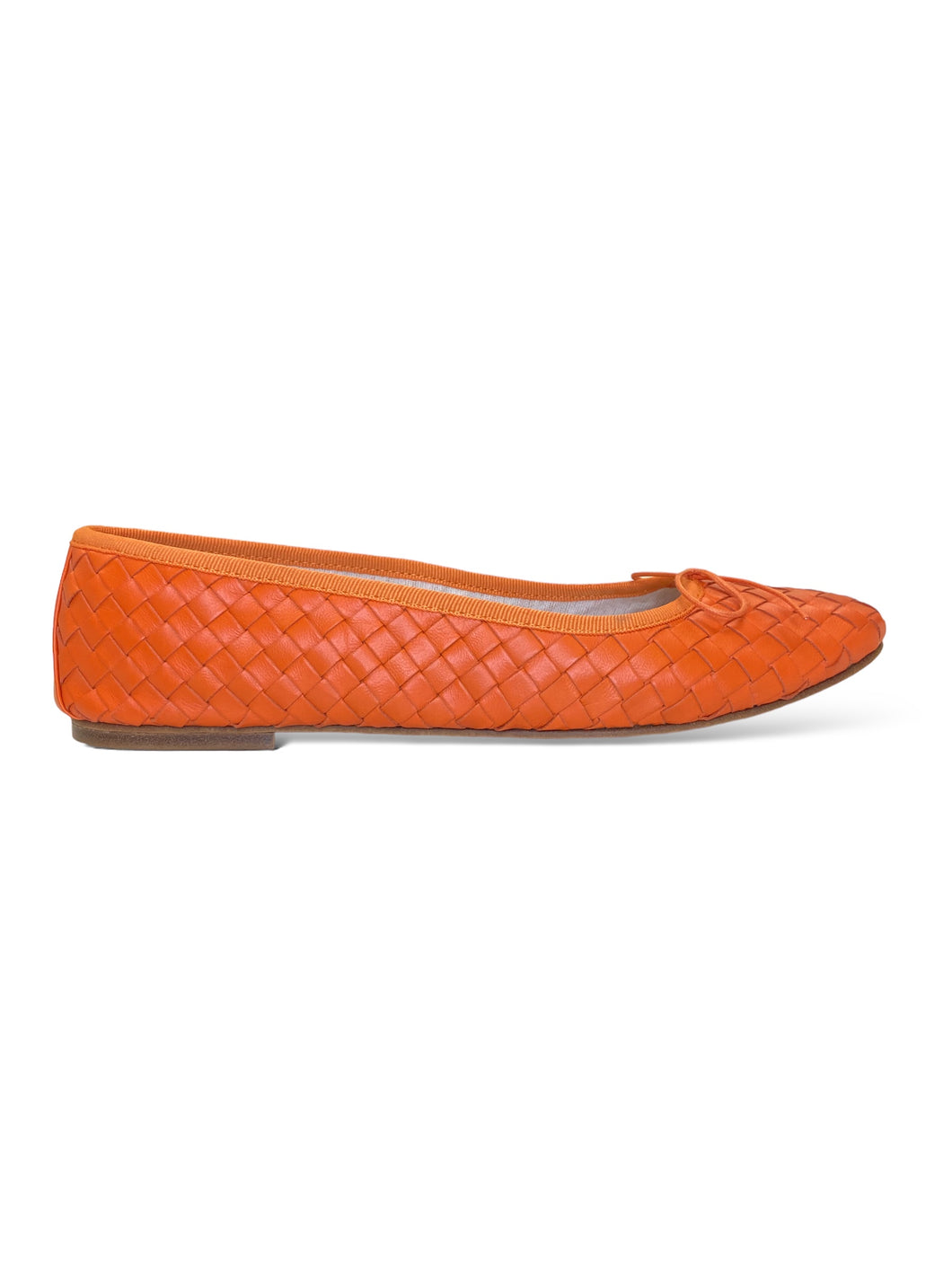 NICOLE INTRECCIO WEAVE in Nappa Arancione - PRONTA CONSEGNA