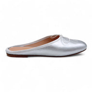 OLGA MULE in Mirror Silver