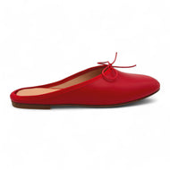 OLGA MULE in Red Nappa