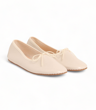 Load image into Gallery viewer, OLGA in Ivory Naplak Patent Leather, Rubber sole READY-TO-SHIP
