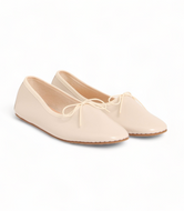 OLGA in Ivory Naplak Patent Leather, Rubber sole READY-TO-SHIP