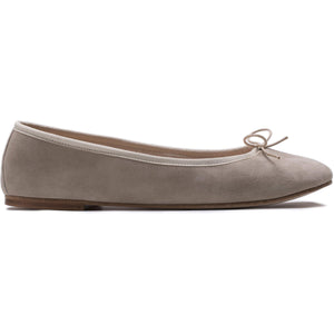 Nicole in Camoscio Beige-Ballerina-Spelta Milano