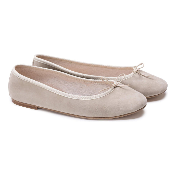 Nicole in Camoscio Beige-Ballerina-Spelta Milano