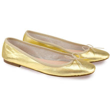 Load image into Gallery viewer, Nicole in Laminato Oro-Ballerina-Spelta Milano
