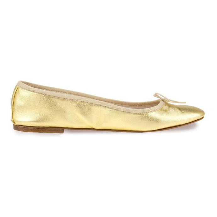 Nicole in Laminato Oro-Ballerina-Spelta Milano