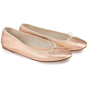 Nicole in Laminato Oro Rosa-Ballerina-Spelta Milano