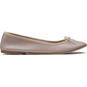 Nicole in Nappa Beige-Ballerina-Spelta Milano