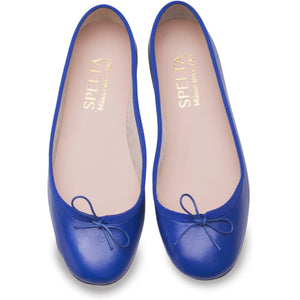 Nicole in Nappa Bluette-Ballerina-Spelta Milano