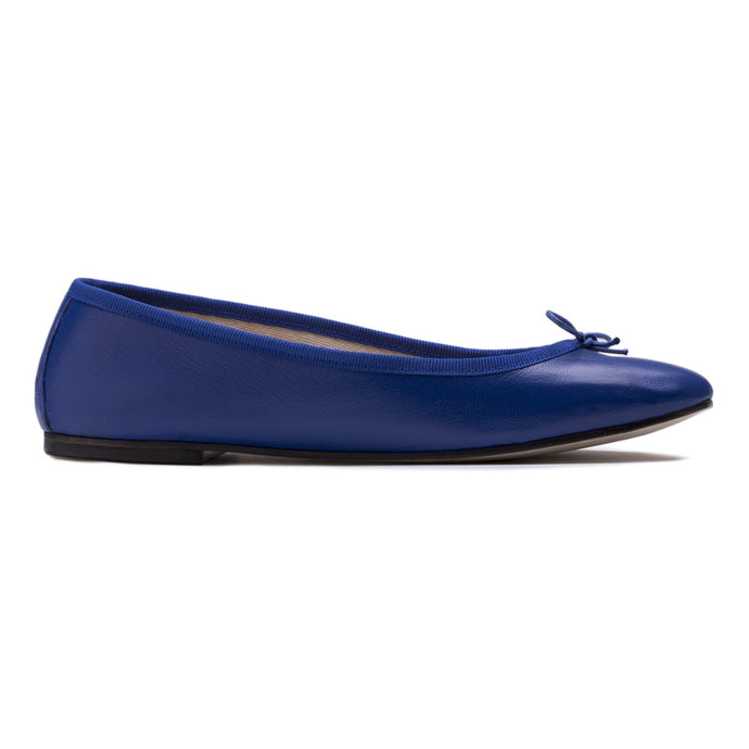 Nicole in Nappa Bluette-Ballerina-Spelta Milano