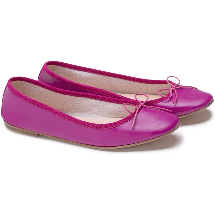 Nicole in Nappa Fucsia-Ballerina-Spelta Milano