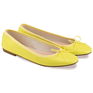 Nicole in Nappa Giallo-Ballerina-Spelta Milano