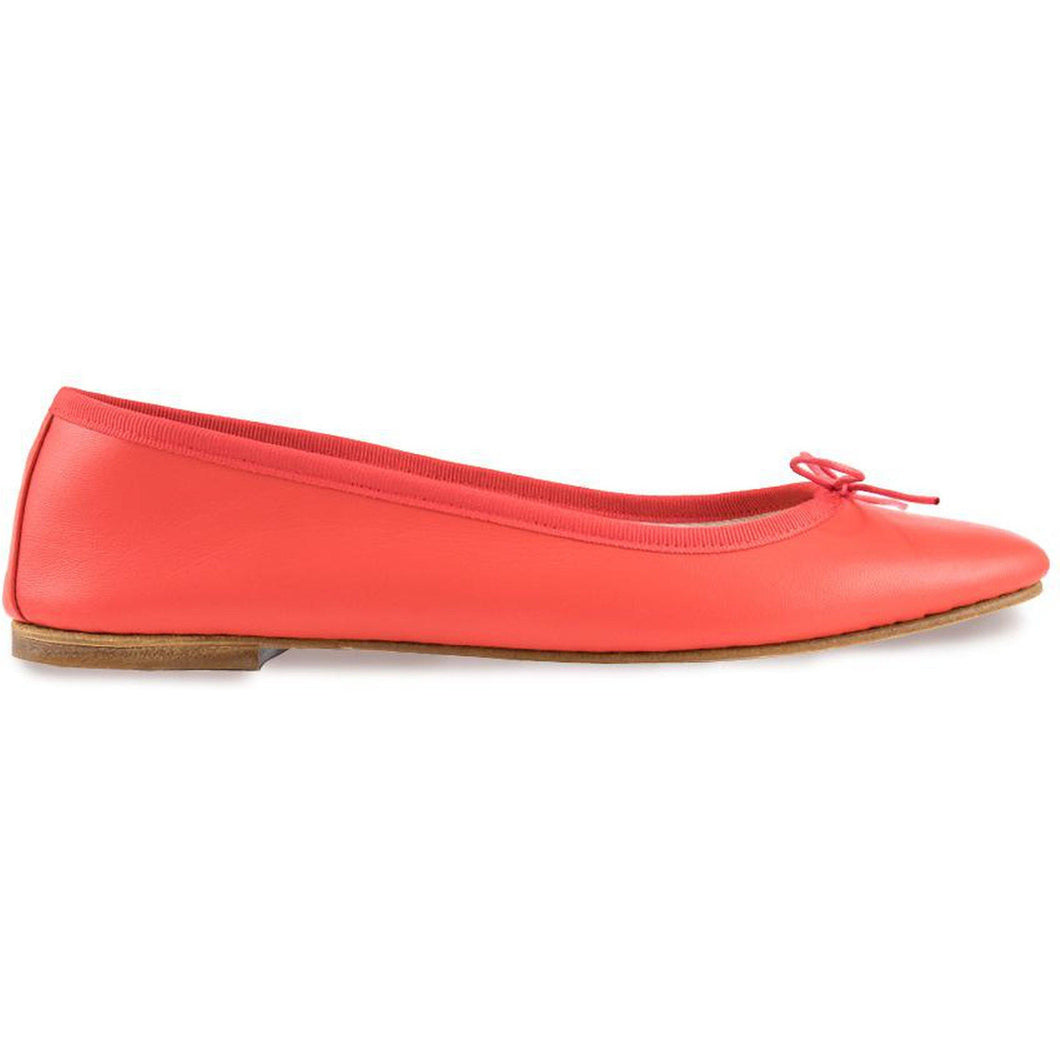 Nicole in Nappa Mandarino-Ballerina-Spelta Milano