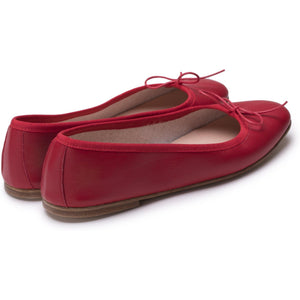 Nicole in Nappa Rosso-Ballerina-Spelta Milano